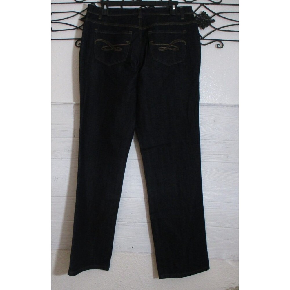 Style & Co Jeans Women's Size 12 Blue Straight Leg Pockets Comfort Waist - Picture 2 of 6